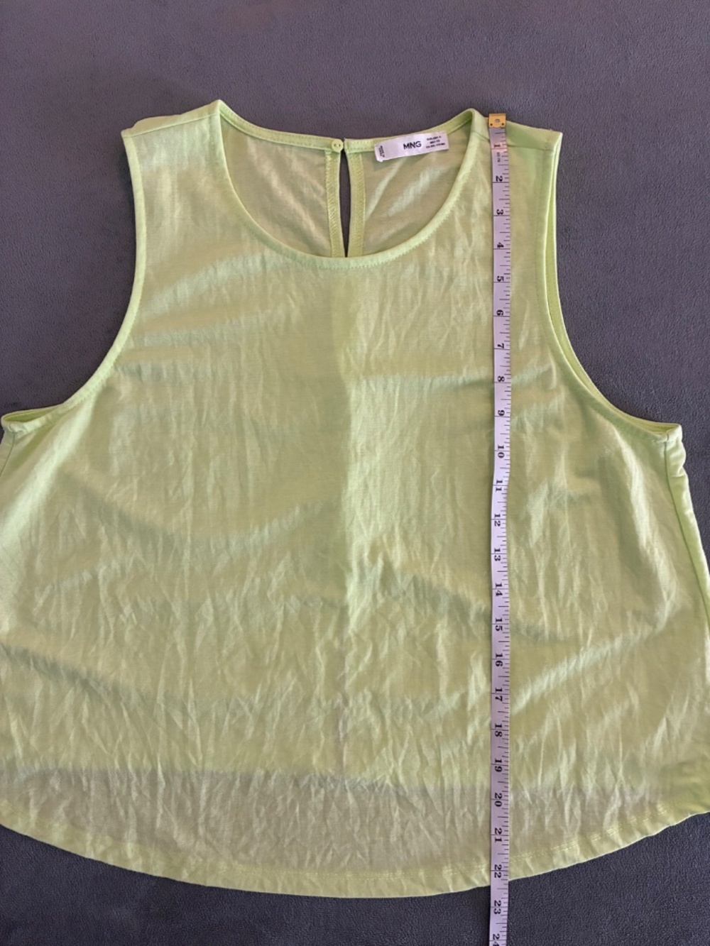 Mango Light Green Tank Top - Picture 8 of 8